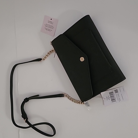 Kate Spade♠️NY Black	 Flap Tinsel Shimmer Crossbody Bag NWT - Picture 6 of 16